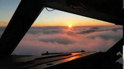 Enlace a Así se ven las nubes desde un avión