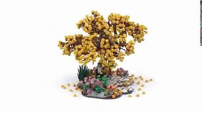 Enlace a Un árbol creado con LEGO