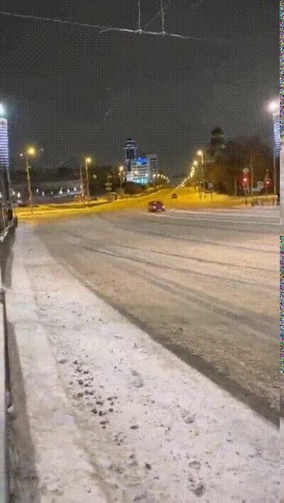 Enlace a Así es conducir en días de nieve