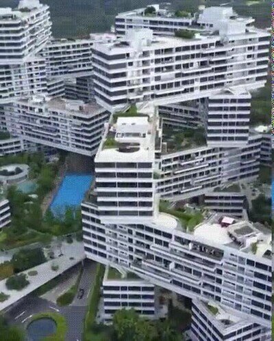 Enlace a Este edificio en Singapur me parece una locura