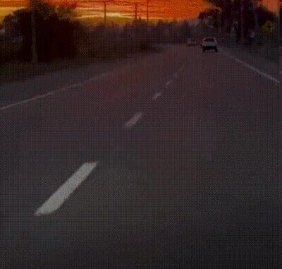 conducir,cielo,puesta de sol