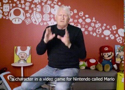 Enlace a Charles Martinet, la voz de los personajes de Mario