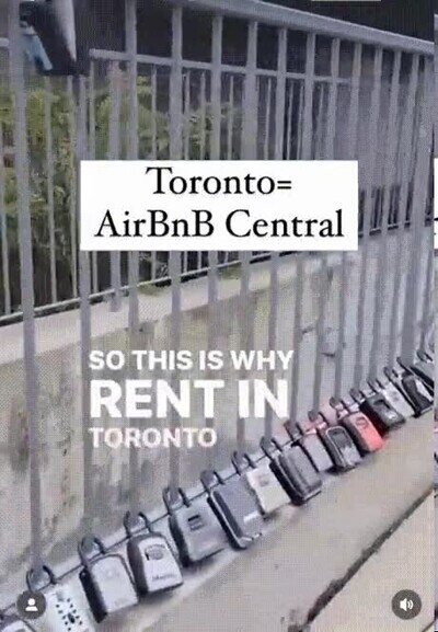 Enlace a Así es vivir en Toronto, un edificio con todas las llaves de los airbnb