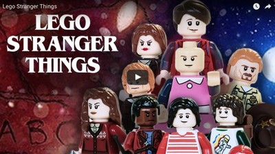 7176 - Recrean Stranger Things en una alucinante escena con figuras de LEGO