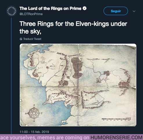 35061 - Amazon muestra por primera vez el primer mapa de la nueva serie de El Señor de los Anillos