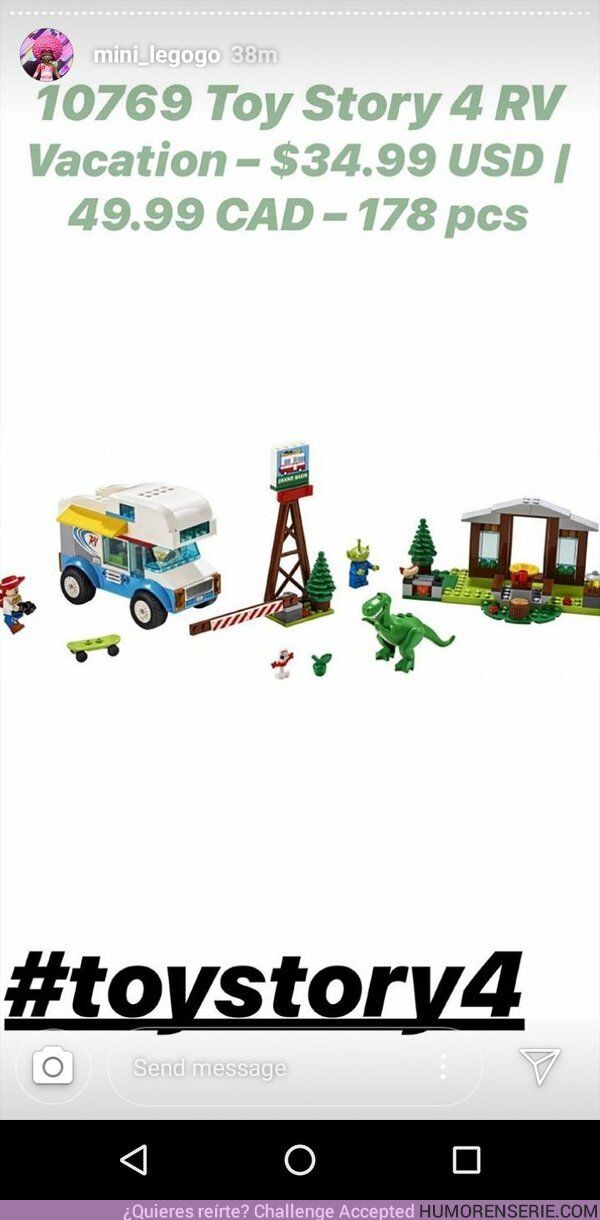 35080 - Salen a la luz los primeros LEGO de la película Toy Story 4