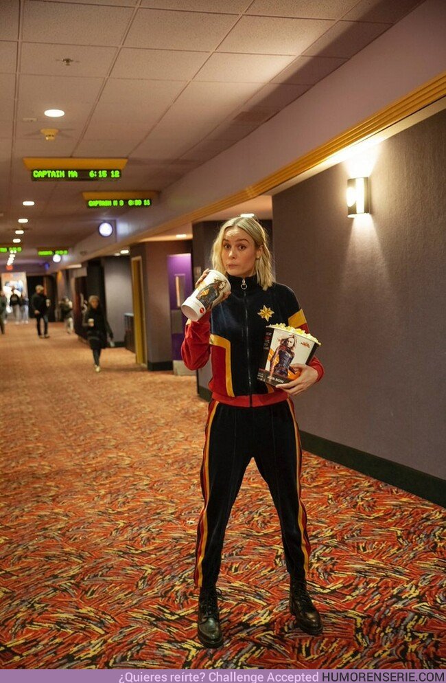 35827 - Brie Larson se gana el corazón de los fans con un detallazo en el cine