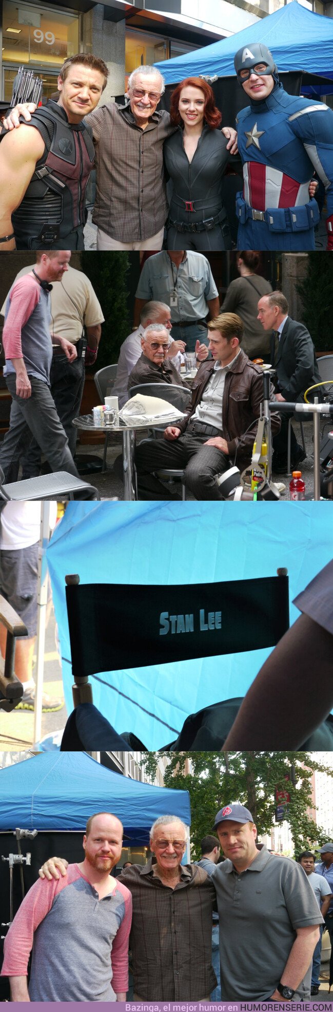 37517 - Salen a la luz las fotos de Stan Lee en el set de la primera cinta de Avengers