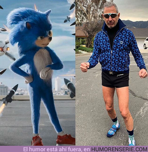 38771 - Jeff Goldblum haciendo un cosplay de Sonic