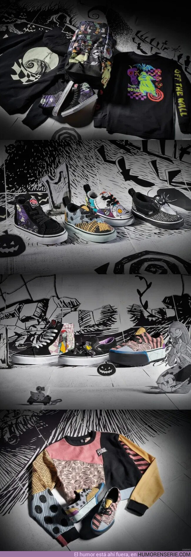 42598 - Vans anuncia una nueva línea de zapatillas inspiradas en 'Pesadilla antes de Navidad'