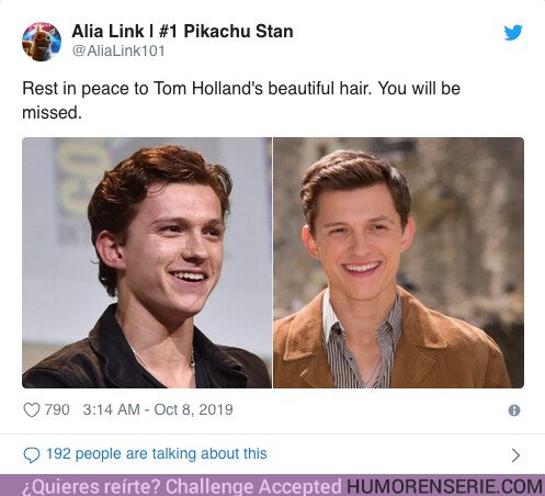 42873 - Internet reacciona al nuevo corte de pelo de Tom Holland