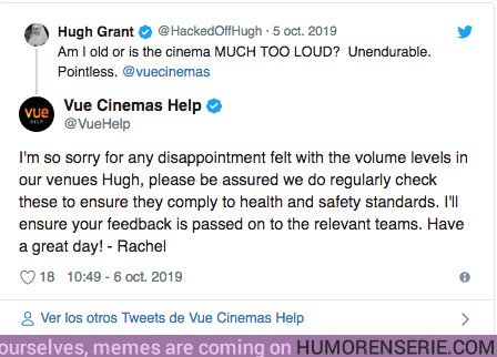 43078 - Hugh Grant y su queja de señor mayor sobre el cine de hoy en día