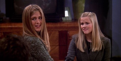 43222 - Jennifer Aniston y Reese Witherspoon recrean unas de sus mejores escenas en Friends