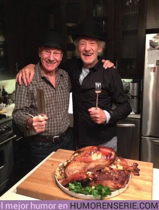 44530 - Patrick Stewart y Ian McKellen se juntaron para Thanksgiving