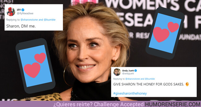 45389 - Bloquean el perfil a Sharon Stone en una conocida app de citas y ella responde con este mensaje