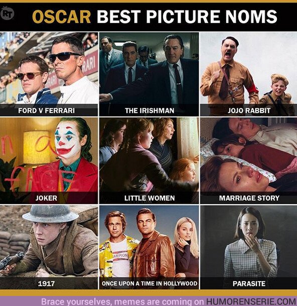 45870 - Oscar: Las nominadas a mejor película