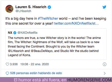 46439 - Esto es todo lo que sabemos sobre el anime de The Witcher que publicará Netflix