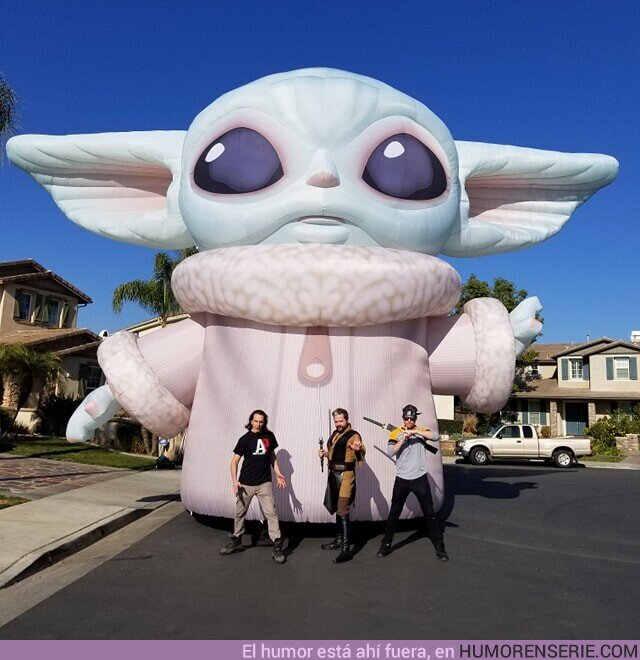 46678 - Preparan un Baby Yoda gigante para el 