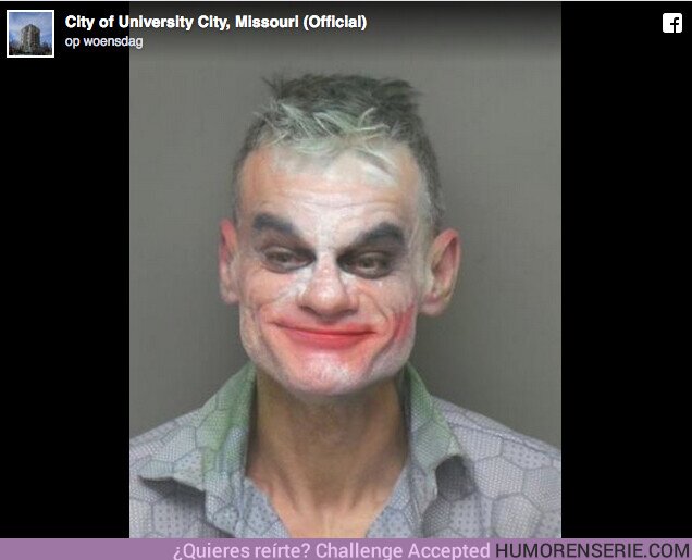 48362 - Detienen un hombre disfrazado de Joker tras amenazar con matar a varias personas en un vídeo de Facebook