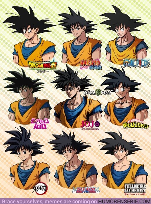 49629 - Así se vería Goku dibujado por varios artistas