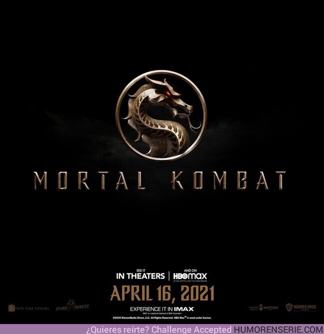 62915 - La película de Mortal Kombat llegará el 16 de abril a los Cines y HBOMax 