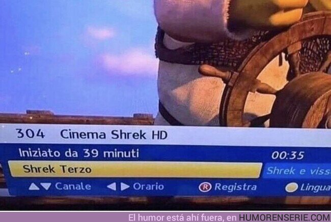 82864 - En Italia hay un canal donde solo emiten películas de Shrek, por @Fantagoria_