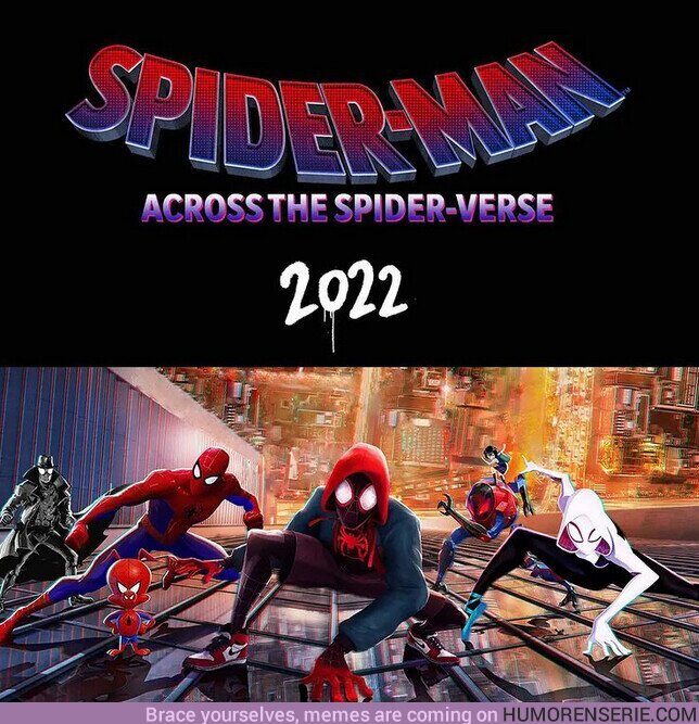 82926 - Oficial. Se confirma que la secuela de 'Into The Spider-Verse' se llama #SpiderMan #AcrossTheSpiderVerse y llegará el próximo año.