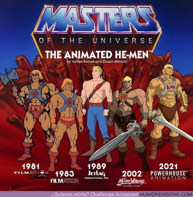 84749 - Las diferentes versiones animadas de He-Man