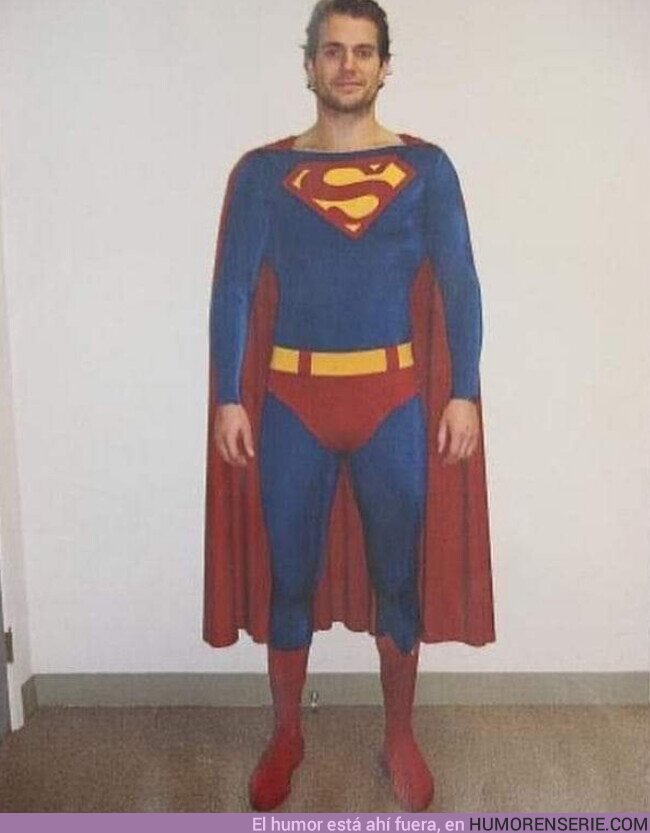 84795 - Henry Cavill en la prueba para Superman con el traje de Christopher Reeve