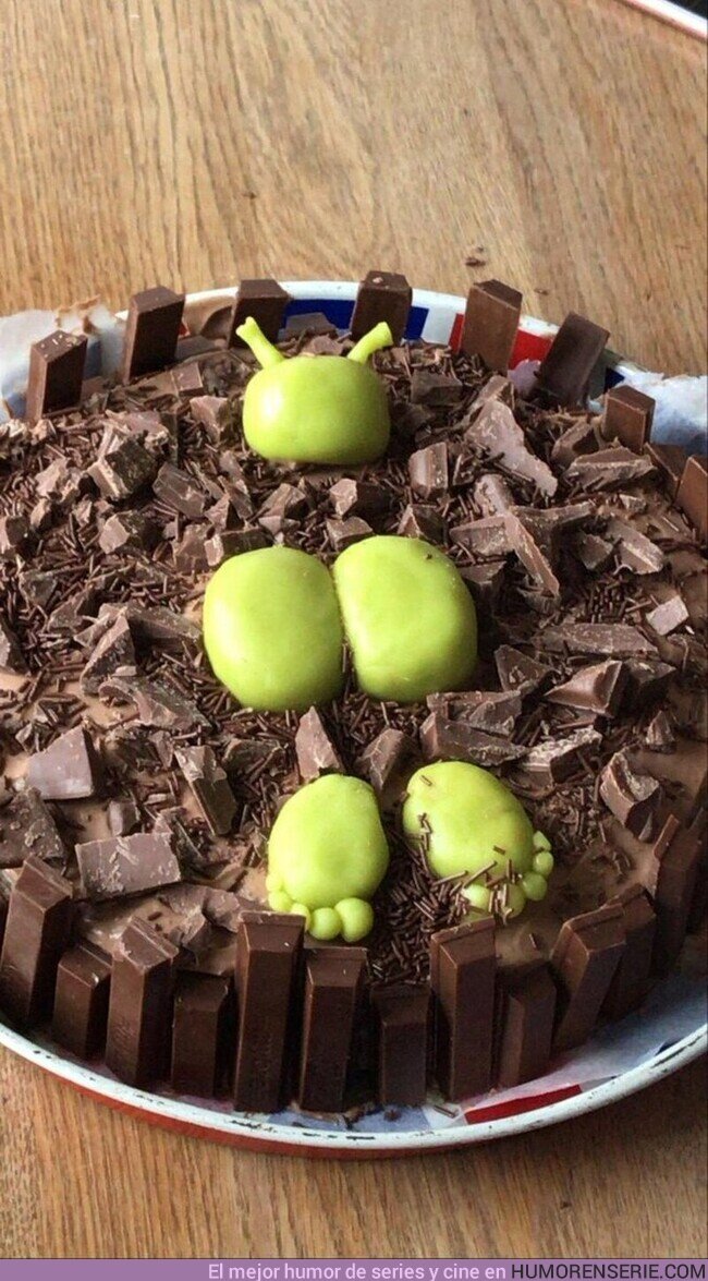 85459 - Un pastel de Shrek muy suculento