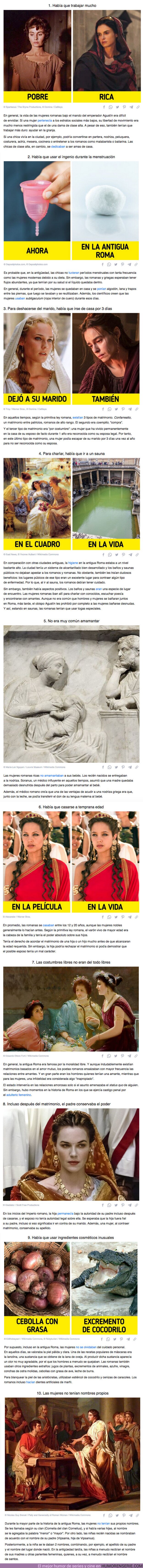 87457 - GALERÍA: 10 Pruebas de que la vida de las mujeres en las antiguas Roma y Grecia era MUY distinta a la que muestran las glamorosas películas