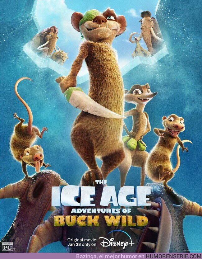 88371 - Poster promocional del 'spin-off' de 'ICE AGE' que llegará el 28 de Enero a #DisneyPlus 