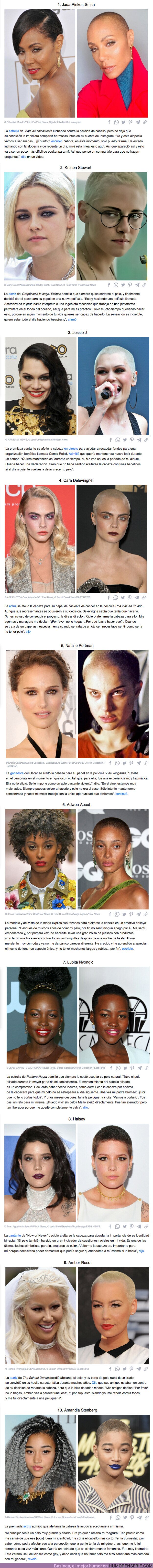 91498 - GALERÍA: 10 Mujeres famosas explicaron por qué se afeitaron la cabeza y no podemos estar más orgullosos de ellas