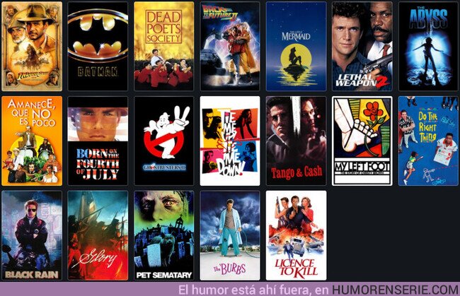 91592 - Estas maravillosas películas fueron estrenadas en 1989, quiero que elijas 3 de ellas !!!  , por @brucebatman007