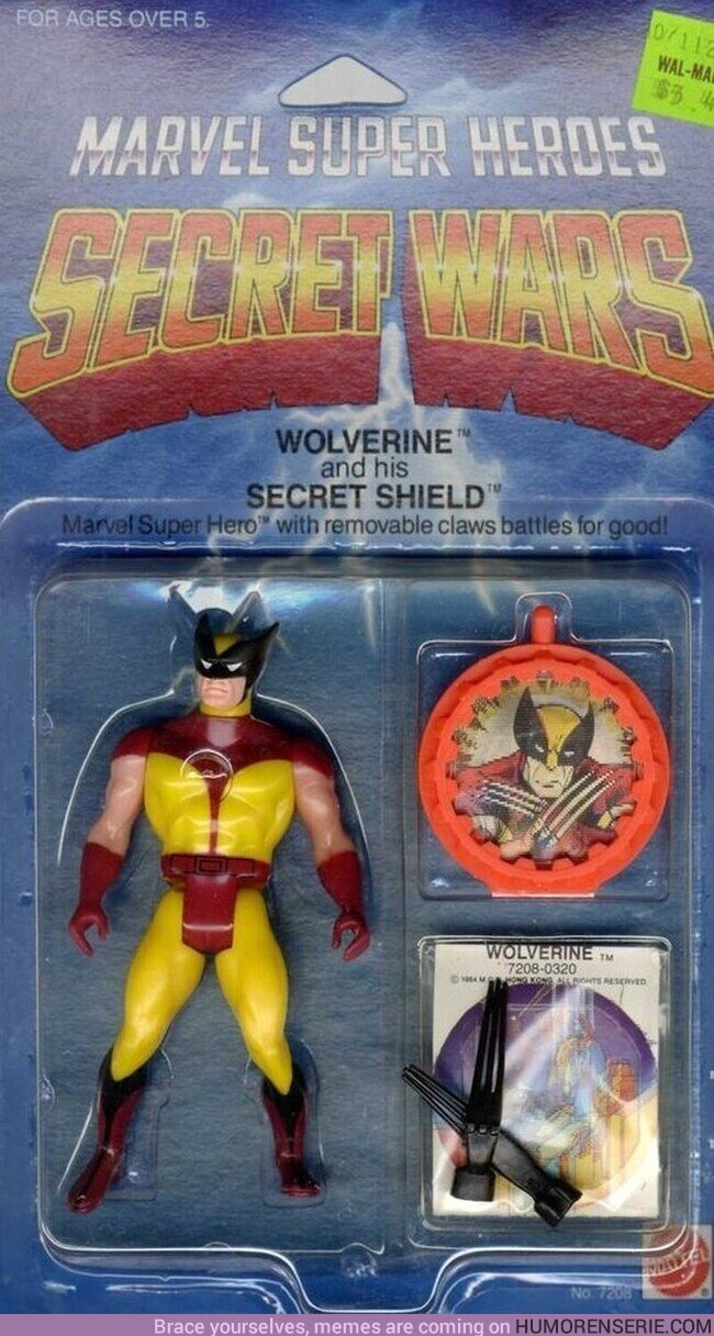 91810 - La primera figura de acción de Wolverine, por @KromicB