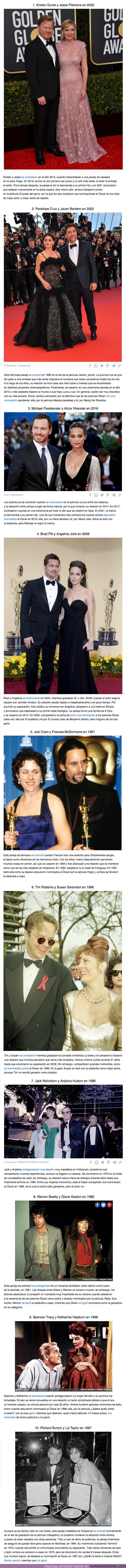 92031 - GALERÍA: 10 Parejas reales de actores que hicieron historia al estar nominados al Óscar en el mismo año