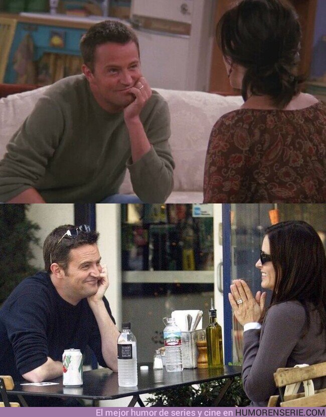 92320 - Quédate con quien te mire como Chandler mira a Monica y como Matthew Perry a Courteney Cox.❤️ , por @ImagenRetro