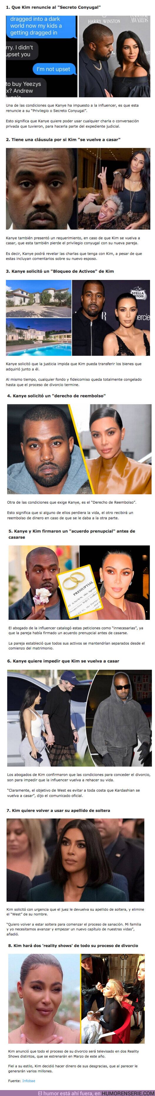 92491 - GALERÍA: Las 8 Condiciones de Kanye para poder divorciarse de Kim Kardashian