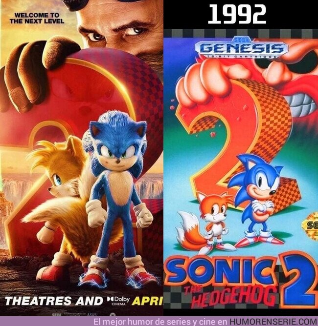 93502 - El nuevo póster de Sonic es una mega referencia al juego del Génesis.