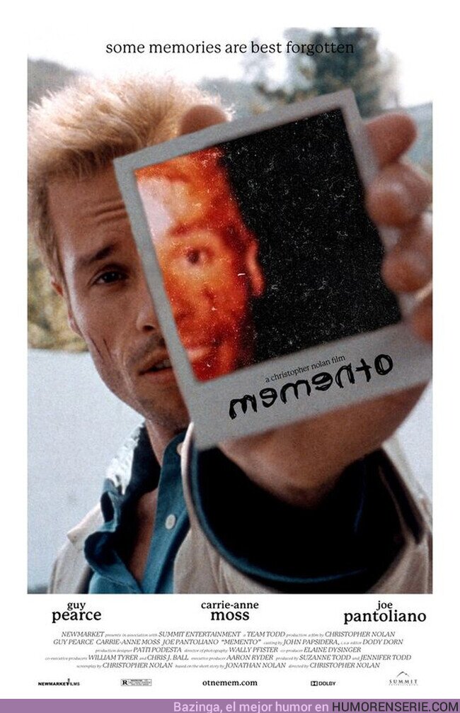 93652 - Se cumplen 21 años del estreno en cines de Memento