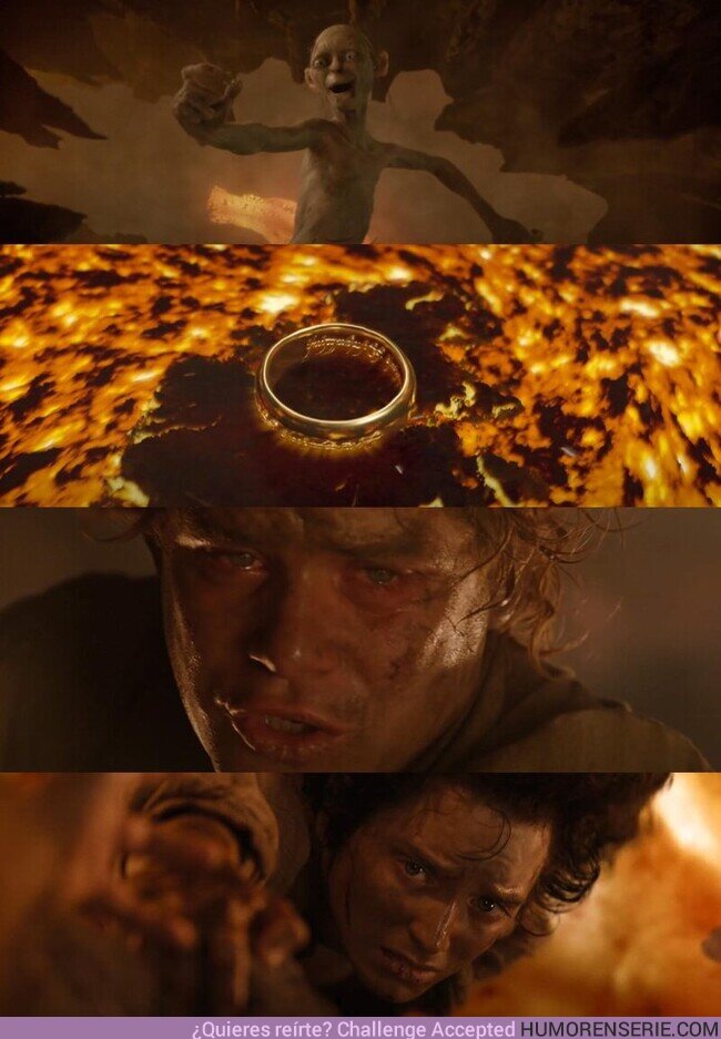 94251 - Un día como hoy, Frodo y Sam salvaban la Tierra Media destruyendo el Anillo Único, librándola así de la tiranía del señor ocuro Sauron, por @ToIkienverse