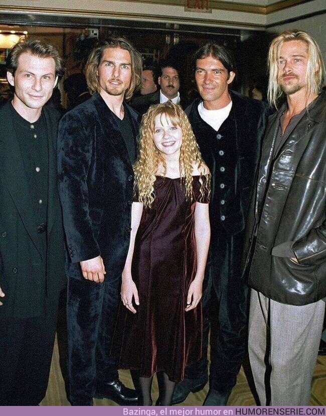96475 - Christian Slater, Tom Cruise, Kirsten Dunst, Antonio Banderas y Brad Pitt durante la premiere de 