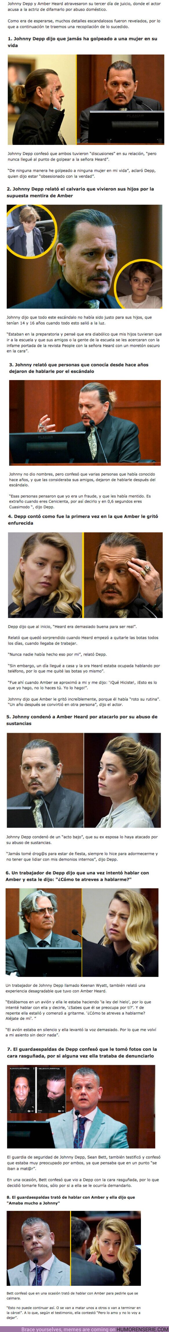 96518 - GALERÍA: 8 Trapitos al sol revelados en el QUINTO DÍA de juicio entre Amber Heard y Johnny Depp