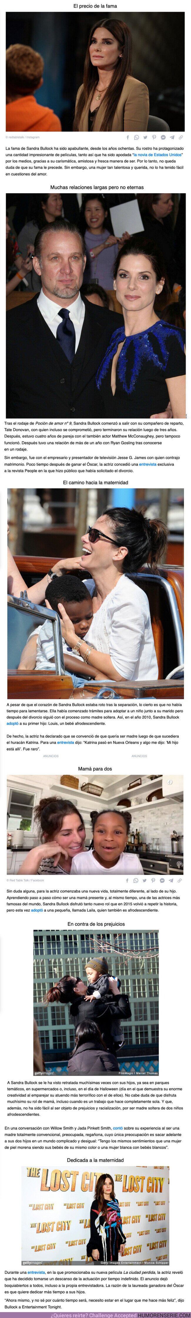 96932 - GALERÍA: Sandra Bullock demuestra que el amor de madre no sabe de diferencias