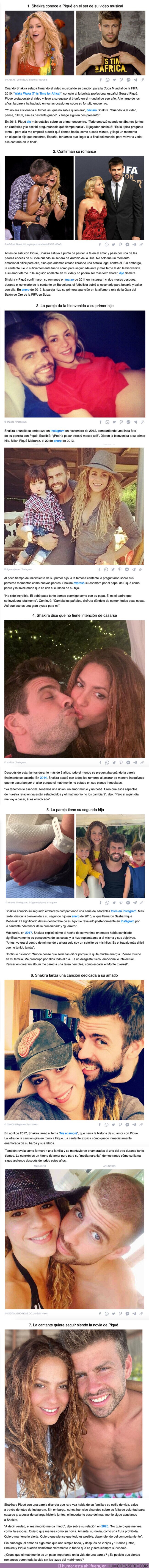 99607 - GALERÍA: La historia de amor de Shakira con Gerard Piqué demuestra que un final feliz no siempre significa que te cases