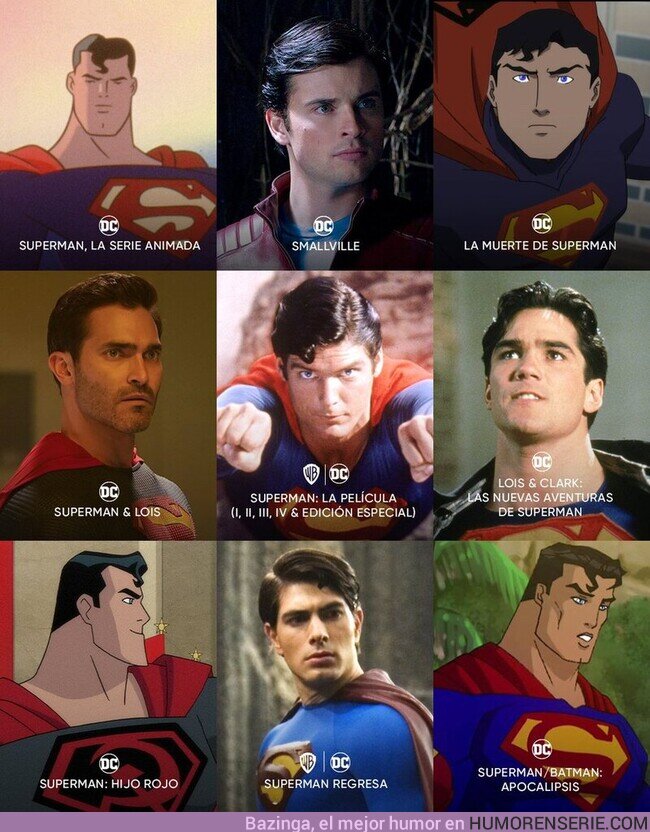 101538 - ¿Cuál es tu Superman favorito?, por @HBOMaxLA