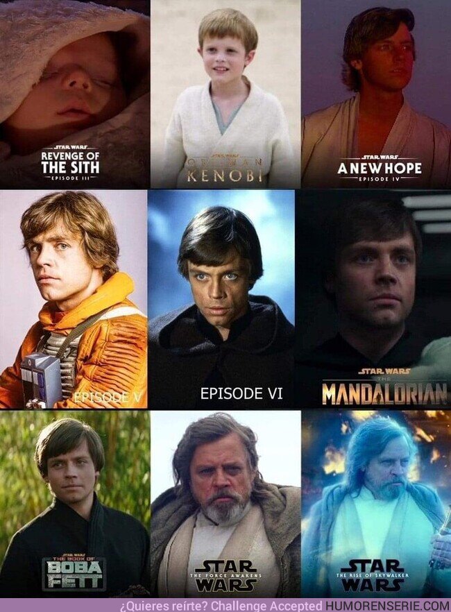 102755 - Luke Skywalker en la Saga de Star Wars  , por @bibliotecaJedi