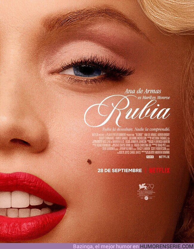 104601 - Ana de Armas es Marilyn Monroe en 'Rubia'. 28 de septiembre en Netflix