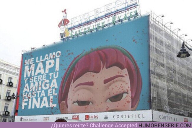 104605 - Acabo de ver esta publicidad de Mapi en la Puerta del Sol de Madrid  , por @andres_trasado