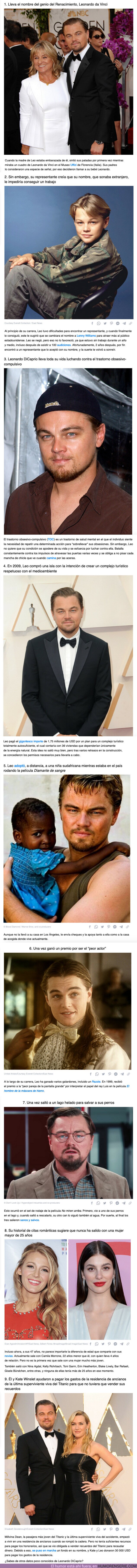 105218 - GALERÍA: 9 Datos curiosos sobre Leonardo DiCaprio que no conocíamos